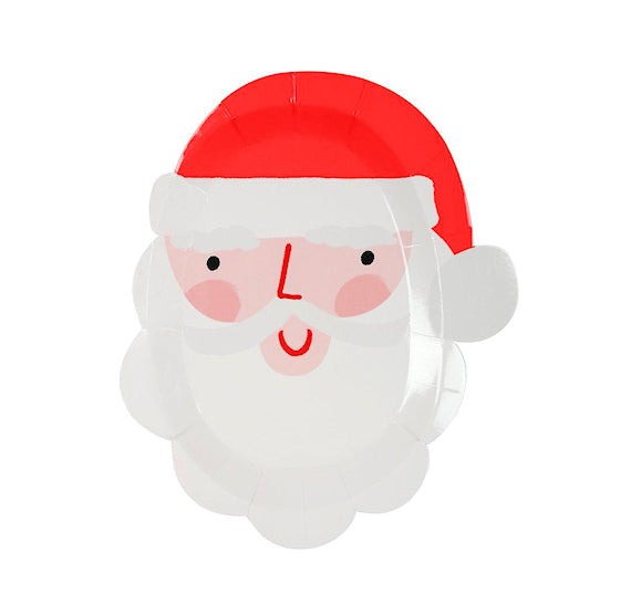 Santa Plates: Cookie Plates | www.sprinklebeesweet.com