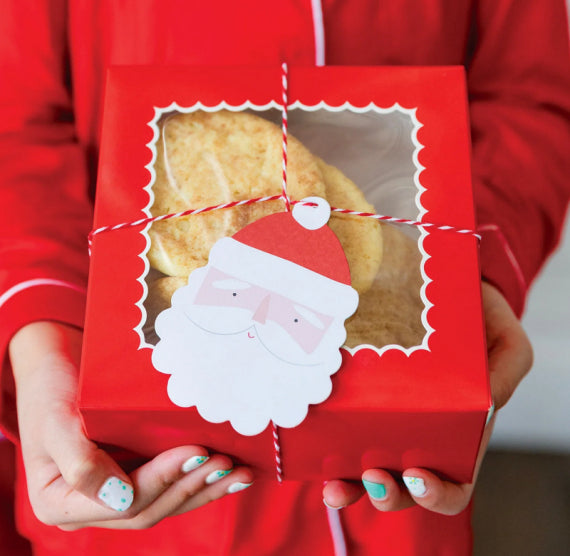 Christmas Cookie Box Kit With Santa | www.sprinklebeesweet.com