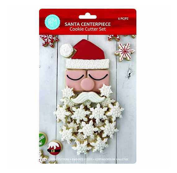 Santa Cookie Cutter Set for Cookie Platters | www.sprinklebeesweet.com