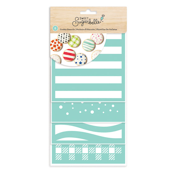 Sweet Sugarbelle Cookie Stencil Set | www.sprinklebeesweet.com