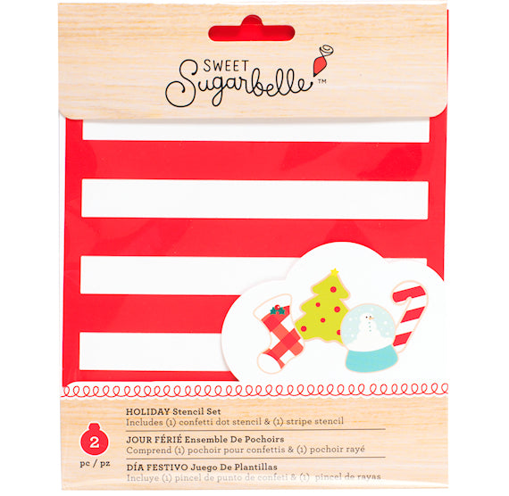 Sweet Sugarbelle Christmas Cookie Stencil Set | www.sprinklebeesweet.com