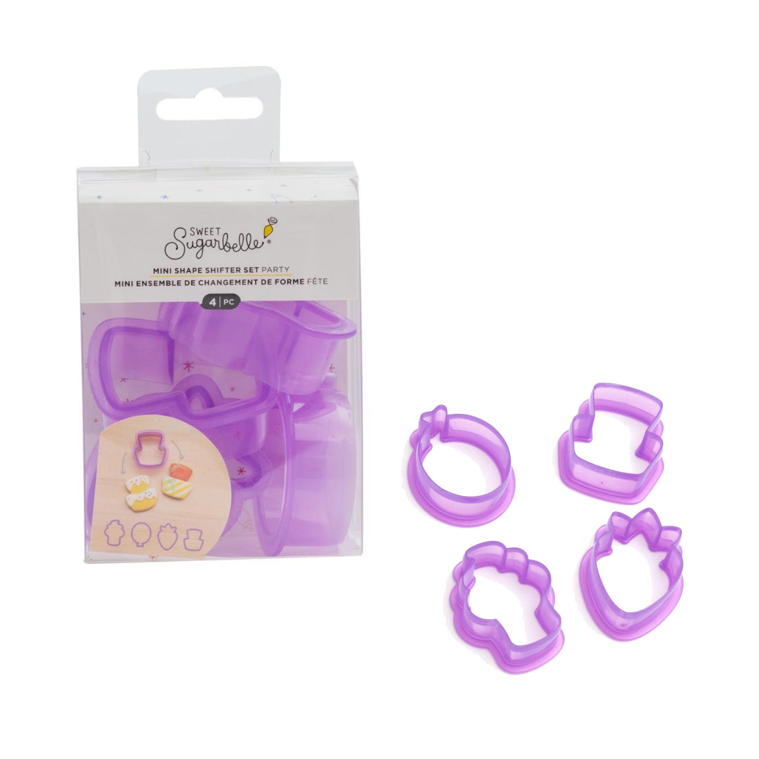 Sweet Sugarbelle Mini Cookie Cutters Set: Party | www.sprinklebeesweet.com