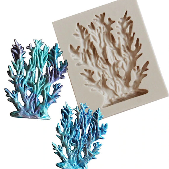 Fondant Mold: Coral Reef | www.sprinklebeesweet.com