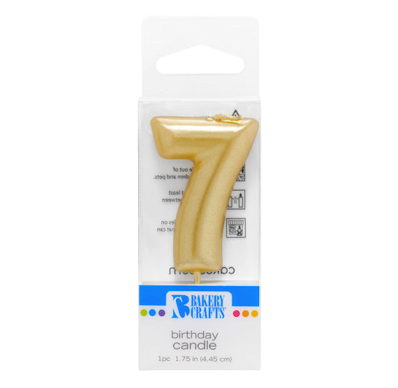 Mini Number Birthday Candles: Gold | www.sprinklebeesweet.com