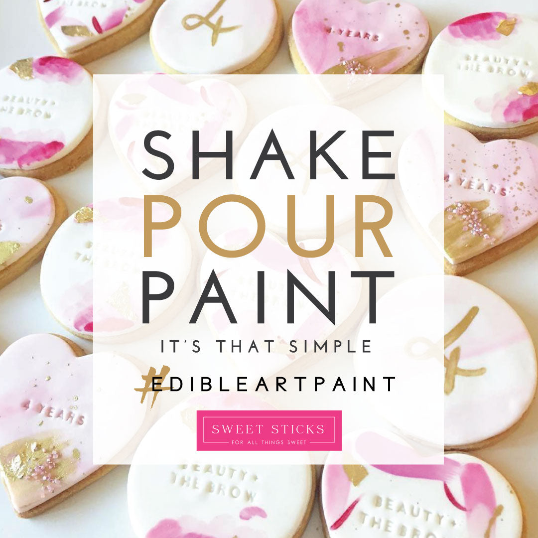 Metallic Sunkissed Gold Edible Art Paint | www.sprinklebeesweet.com