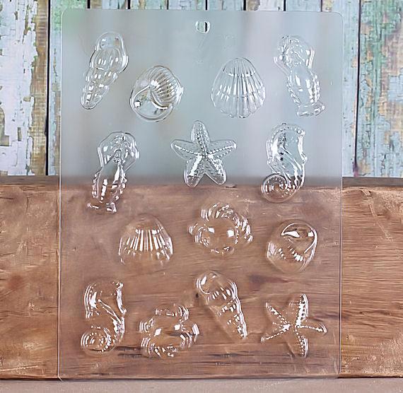 Sea Creatures Chocolate Mold | www.sprinklebeesweet.com