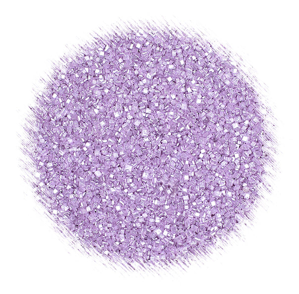 Shimmer Light Purple Sanding Sugar | www.sprinklebeesweet.com
