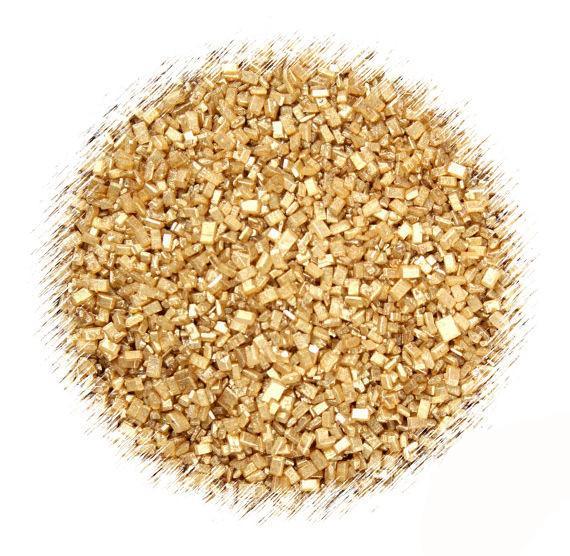 Shimmer Gold Sparkling Sugar | www.sprinklebeesweet.com