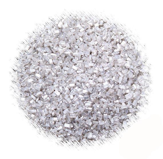 Shimmer Silver Sparkling Sugar | www.sprinklebeesweet.com