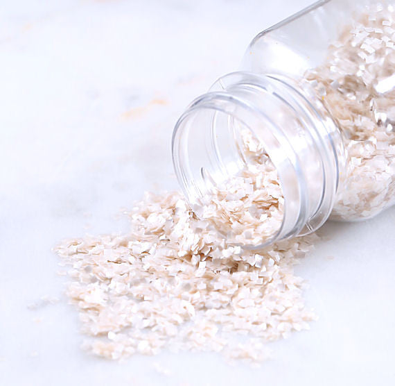 Tiny Square Silver Glitter | www.sprinklebeesweet.com