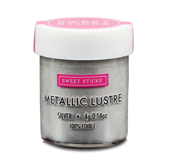Silver Luster Dust: Two Sizes Available | www.sprinklebeesweet.com