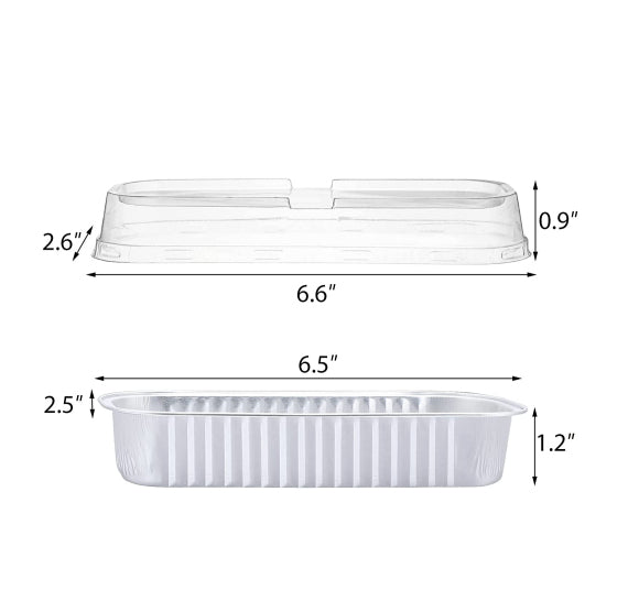 Narrow Cake Pans with Lids: Silver | www.sprinklebeesweet.com