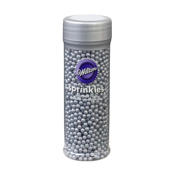 Wilton Mini Silver Sugar Pearls | www.sprinklebeesweet.com