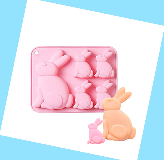 Sitting Easter Rabbit Mold | www.sprinklebeesweet.com