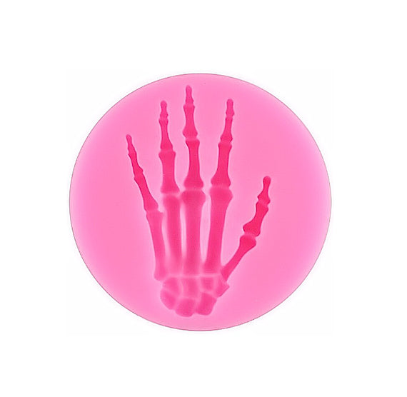 Skeleton Hand Mold: Fondant & Chocolate | www.sprinklebeesweet.com