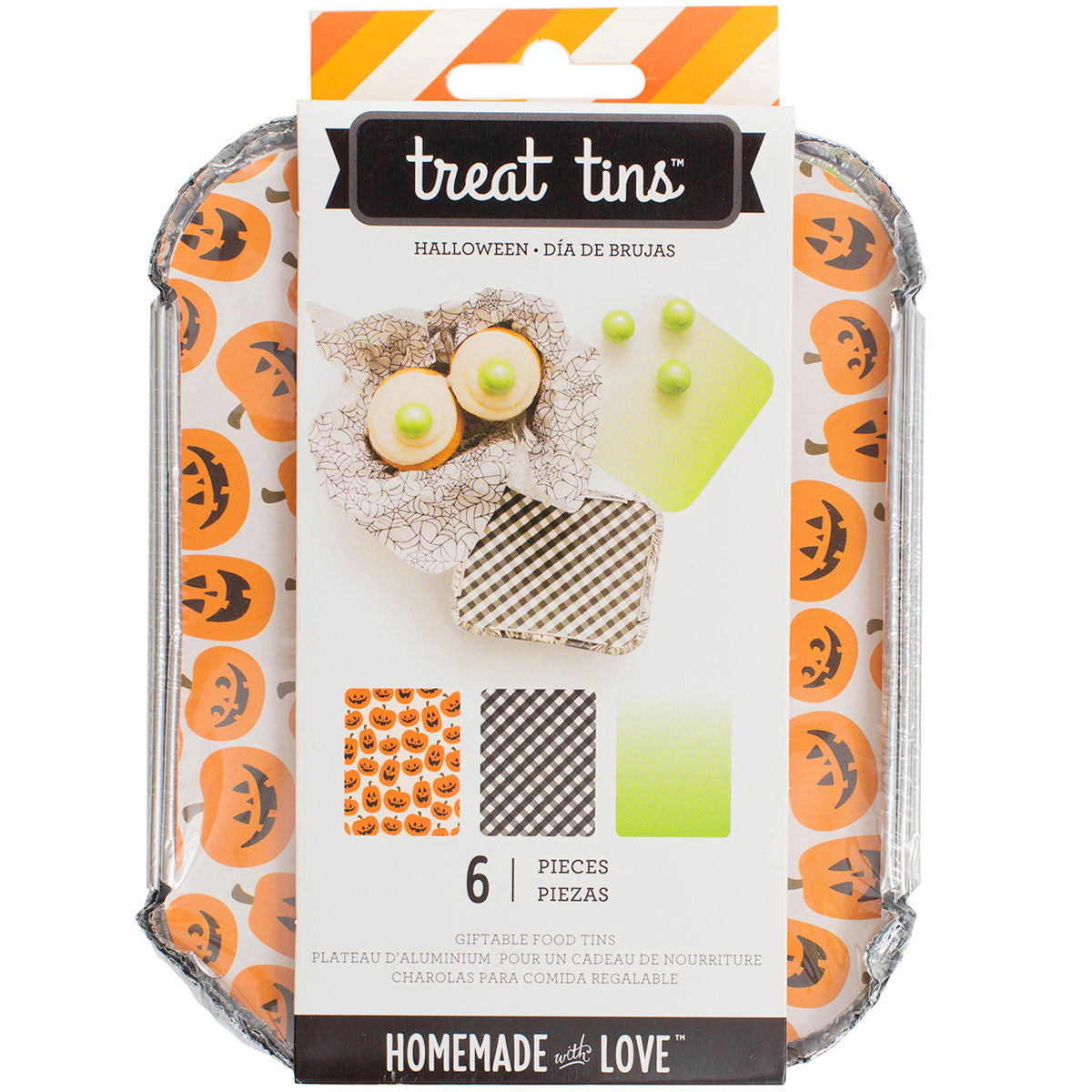Small Halloween Treat Tins | www.sprinklebeesweet.com
