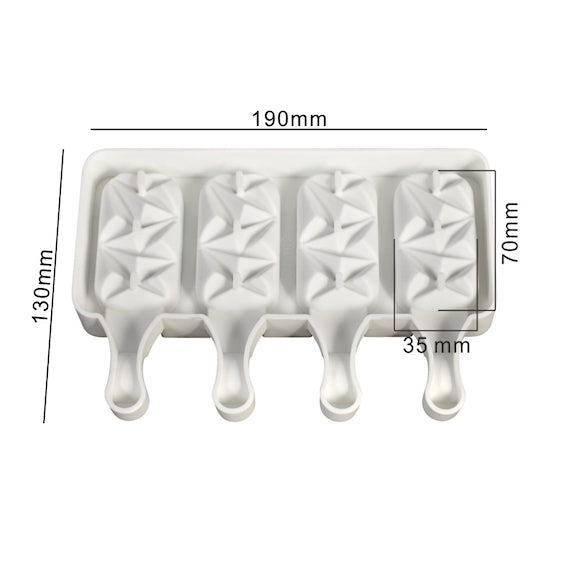 Diamond Gem Cakesicle Mold: Small | www.sprinklebeesweet.com