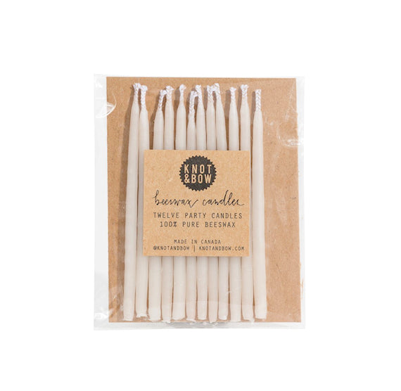 Ivory Birthday Candles: 3" | www.sprinklebeesweet.com