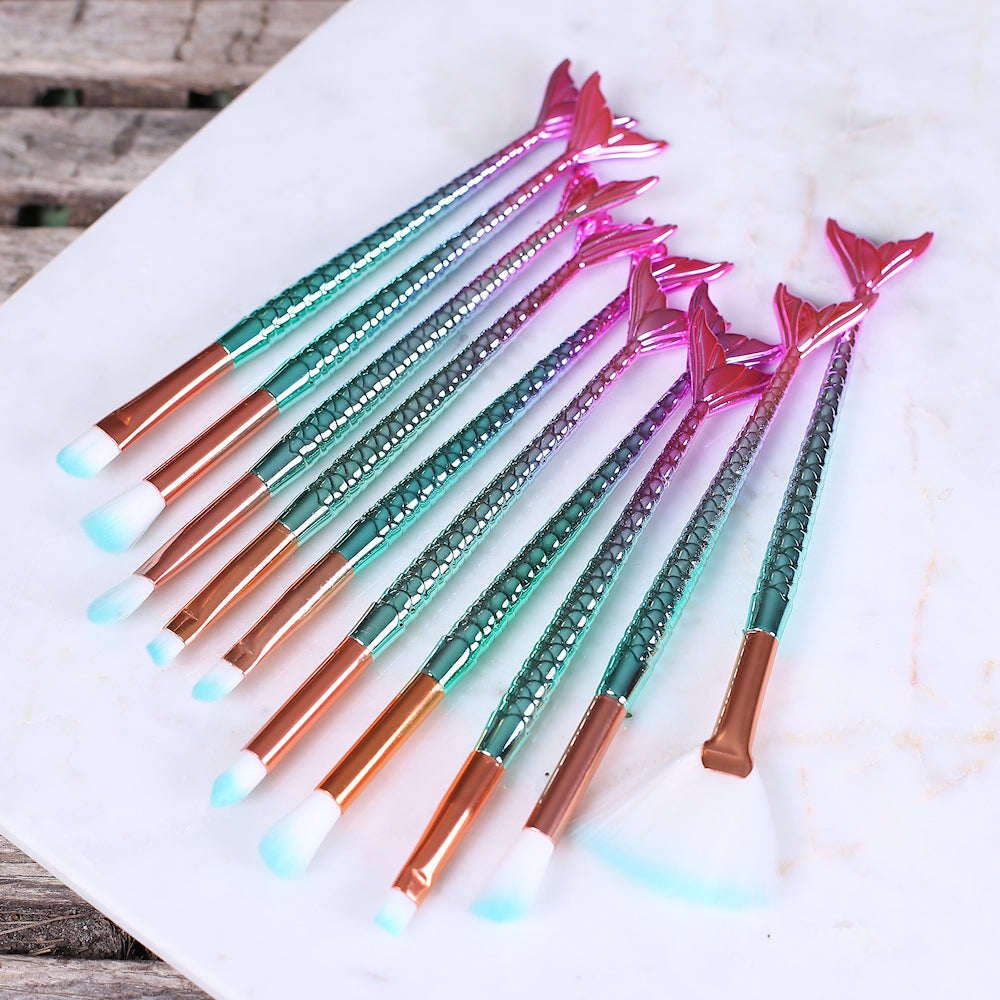 Pastel Mermaid Paint Brush Set: Small | www.sprinklebeesweet.com