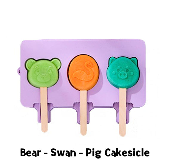 Cute Animals Cakesicle Mold: Small | www.sprinklebeesweet.com