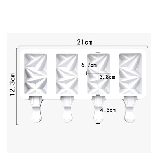 Squared Diamond Cakesicle Mold: Small | www.sprinklebeesweet.com