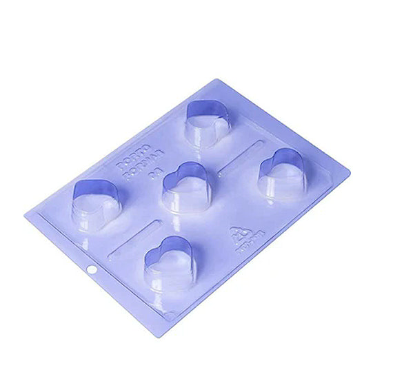 Small Heart Chocolate Mold: 3 Part Mold | www.sprinklebeesweet.com