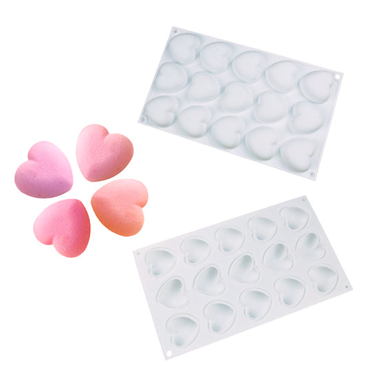 Small Puffy Heart Mold | www.sprinklebeesweet.com