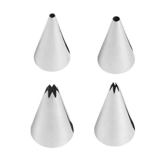 Wilton Small Frosting Tip Set: Round + Star | www.sprinklebeesweet.com