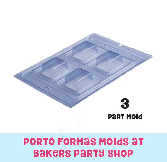 Square Bonbon Chocolate Mold | www.sprinklebeesweet.com