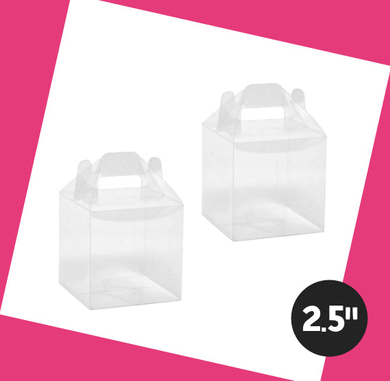 Shop Clear Gable Treat Box Set: 2.5 Hot Cocoa Bomb Boxes, Candy Boxes –  Sprinkle Bee Sweet
