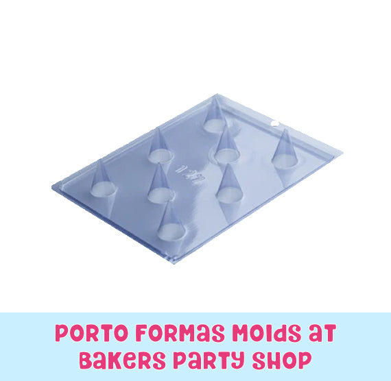 Small Cone Chocolate Mold | www.sprinklebeesweet.com