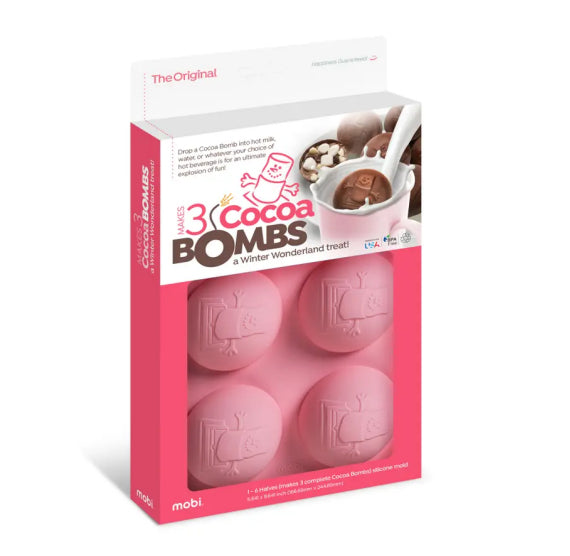 Hot Cocoa Bomb Mold: S'mores Snowman | www.sprinklebeesweet.com
