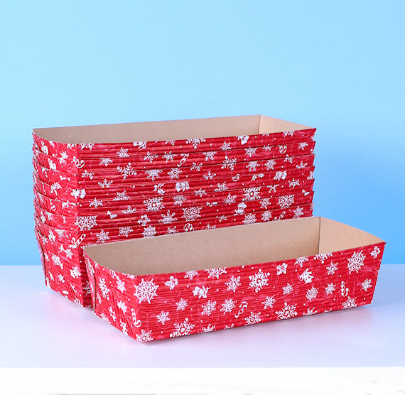 Christmas Loaf Pans: Snowflake | www.sprinklebeesweet.com