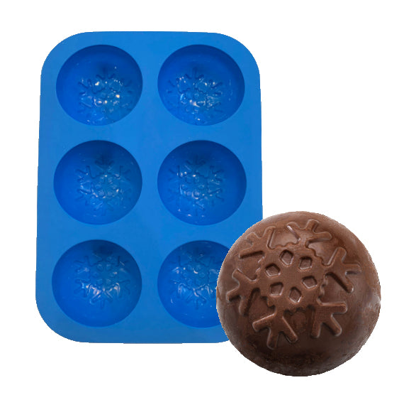 Snowflake Hot Cocoa Bomb Mold | www.sprinklebeesweet.com