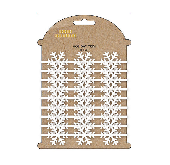 Felt Snowflake Ribbon | www.sprinklebeesweet.com