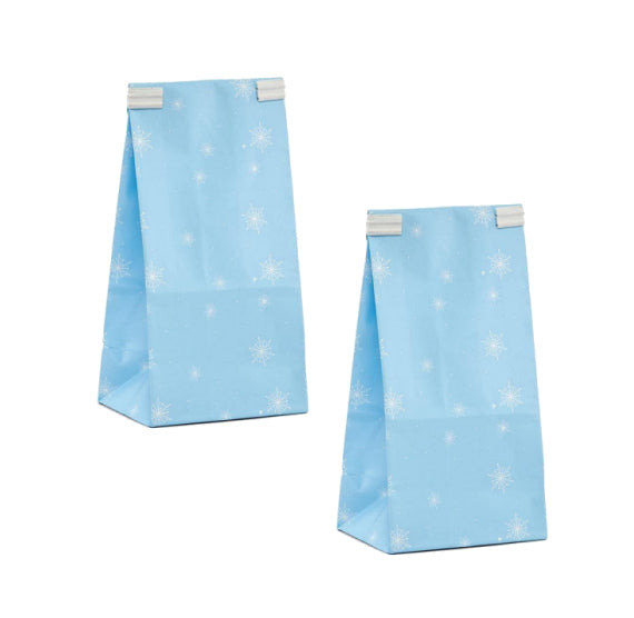 Snowflake Tin Tie Bags: Half Pound | www.sprinklebeesweet.com