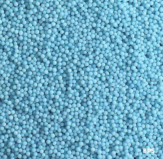 Soft Blue Nonpareils | www.sprinklebeesweet.com