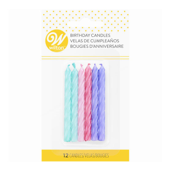 Wilton Birthday Candles: Pastel Unicorn | www.sprinklebeesweet.com