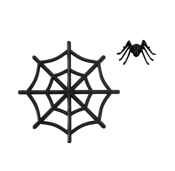 thumbnail image 2 of FunBakery Edible Spider Web Cake Topper – Multicolored Party Decoration For Birthday & Cupcakes 2 of 6