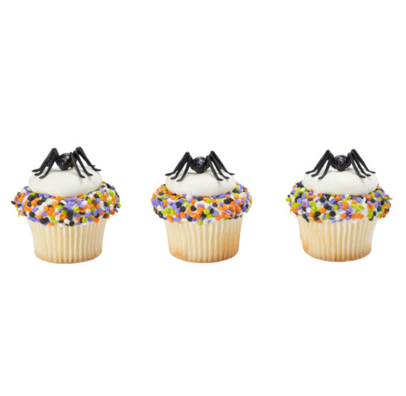 Spider Cupcake Toppers | www.sprinklebeesweet.com