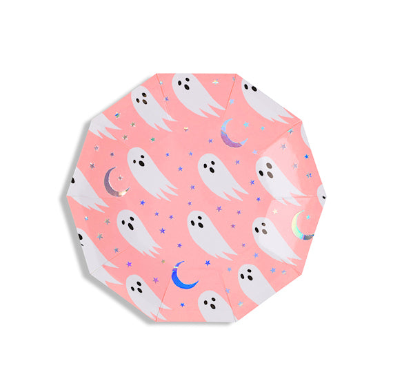 Small Halloween Plates: Spooked Ghost | www.sprinklebeesweet.com