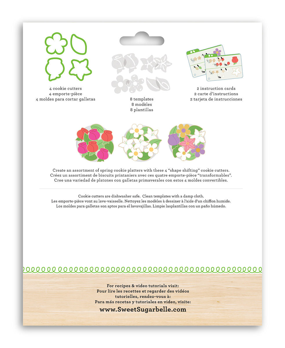 Sweet Sugarbelle Spring Cookie Cutter Kit | www.sprinklebeesweet.com
