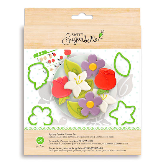 Sweet Sugarbelle Spring Cookie Cutter Kit | www.sprinklebeesweet.com