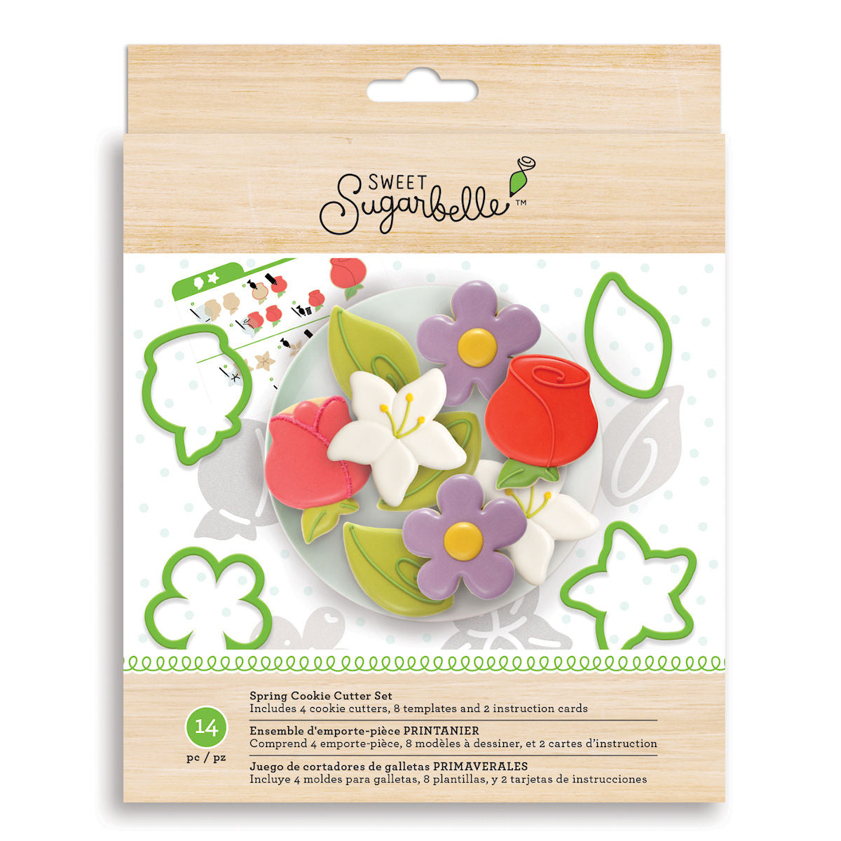 Sweet Sugarbelle Spring Cookie Cutter Kit | www.sprinklebeesweet.com