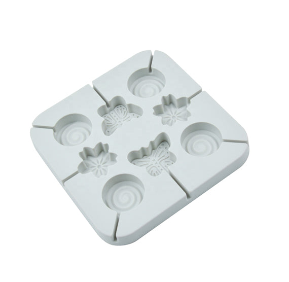 Silicone Lollipop Mold: Spring Flowers | www.sprinklebeesweet.com