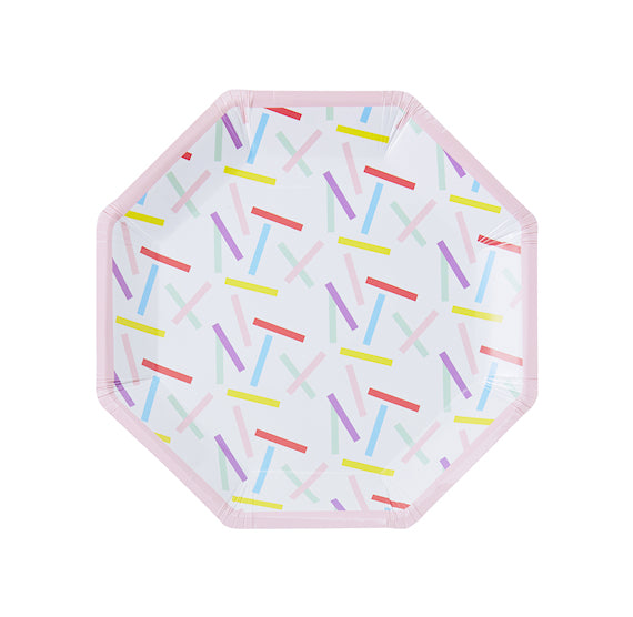 Sprinkles Paper Plates: Pastel | www.sprinklebeesweet.com