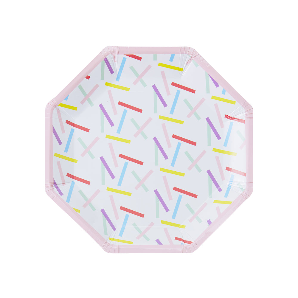 Sprinkles Paper Plates: Pastel | www.sprinklebeesweet.com