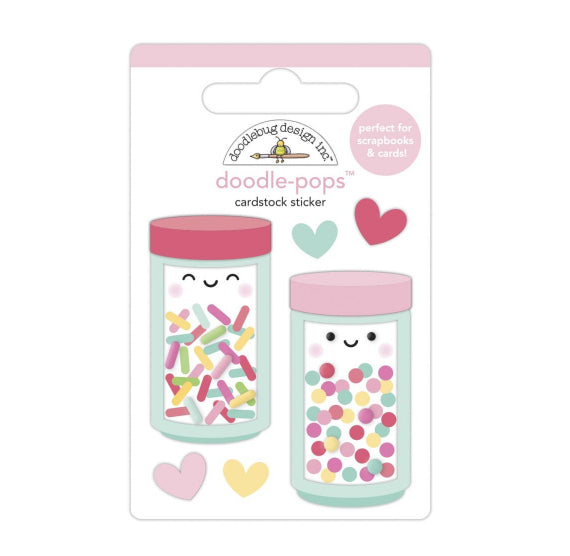 Doodle-Pops Stickers: Sprinkle Shoppe | www.sprinklebeesweet.com