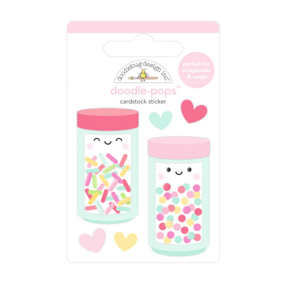 Doodle-Pops Stickers: Sprinkle Shoppe | www.sprinklebeesweet.com
