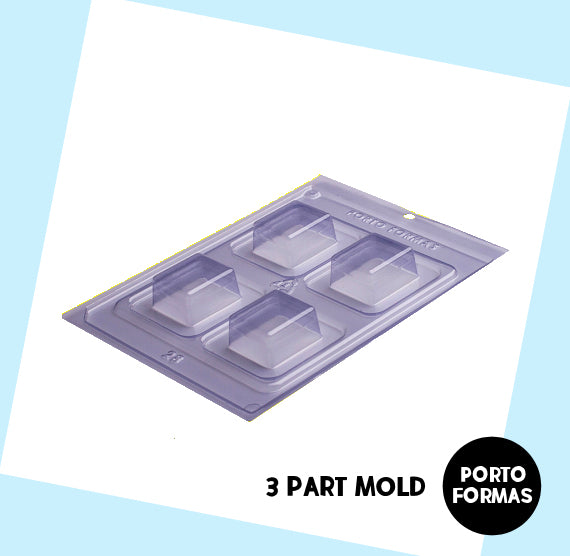Square Bonbon Chocolate Mold | www.sprinklebeesweet.com